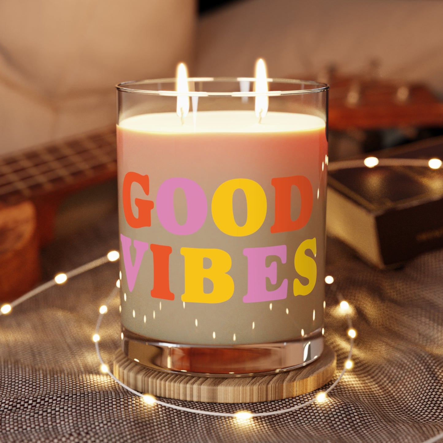 Duftkerze „Good Vibes“ – 325 ml Vollglas, Aromatherapie