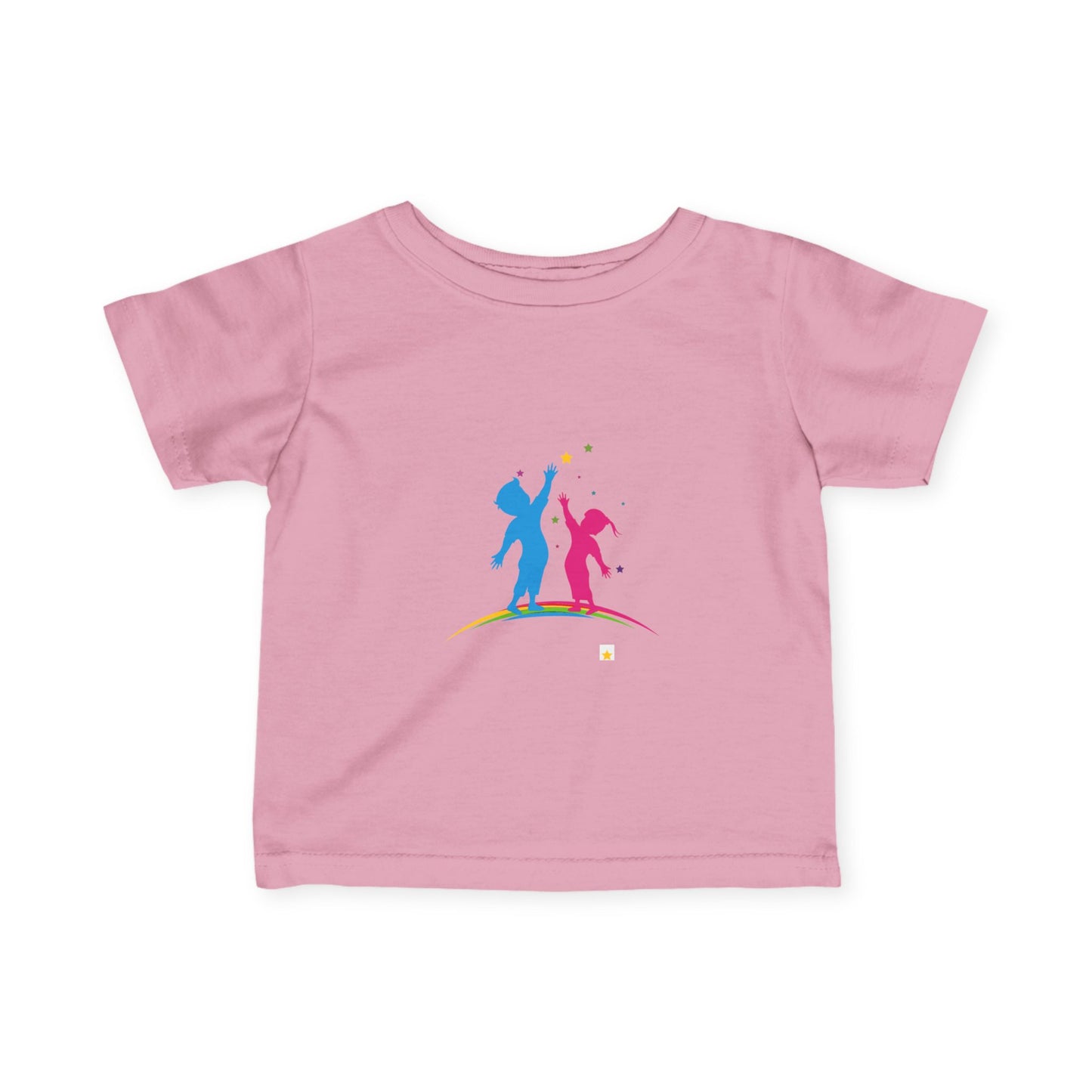 Buntes verspieltes Baby-T-Shirt