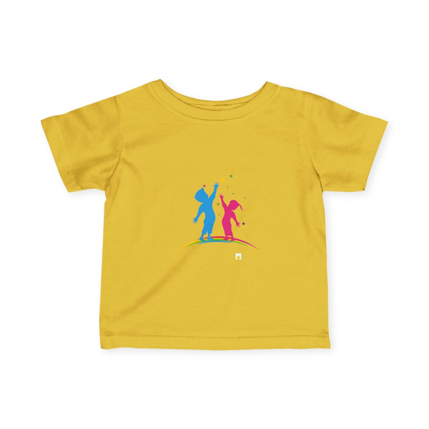Buntes verspieltes Baby-T-Shirt