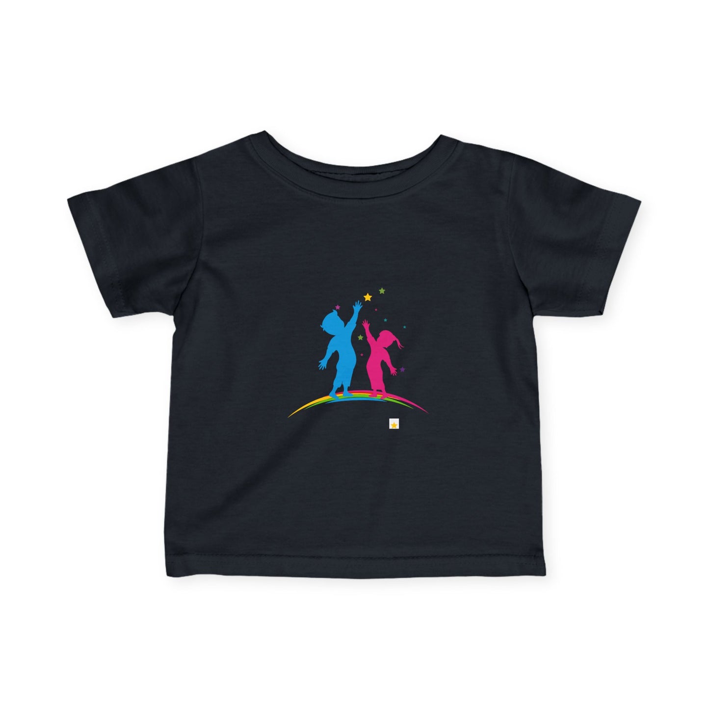 Buntes verspieltes Baby-T-Shirt