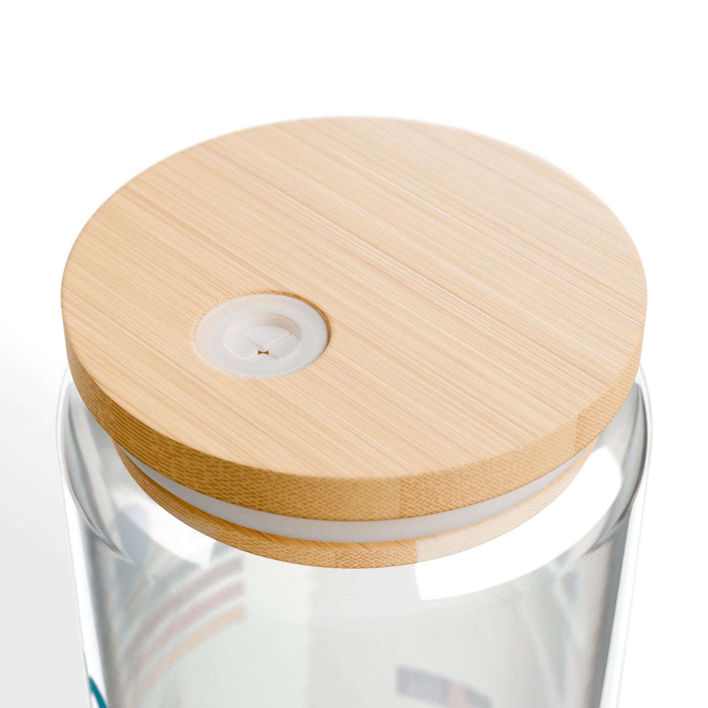Retro Vibes Sipper-Glas, 470 ml umweltfreundliches Trinkglas für Sommerpartys und die Tage am Strand oder beim Grillabend mit Freunden.