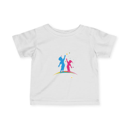 Buntes verspieltes Baby-T-Shirt