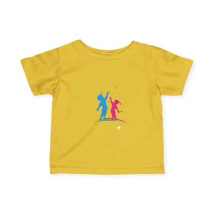 Buntes verspieltes Baby-T-Shirt