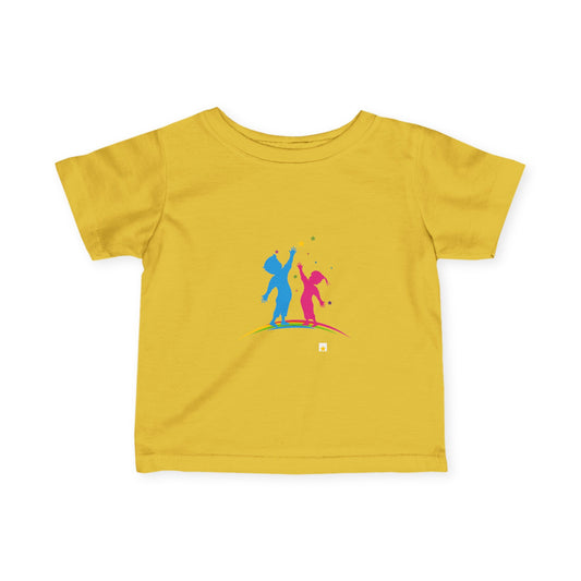 Buntes verspieltes Baby-T-Shirt