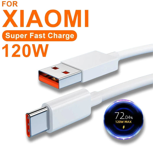Super Fast USB-C Ladekabel (120W, 6A)