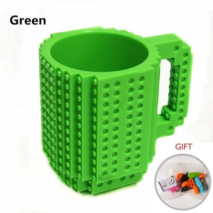 Bausteinbecher im Lego-Stil